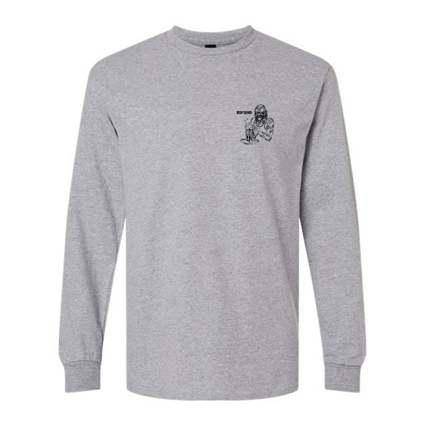 Beer Savage Logo Long Sleeve