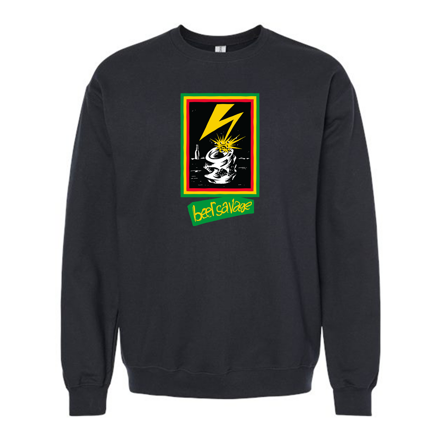 Beer Brains Crewneck Sweater