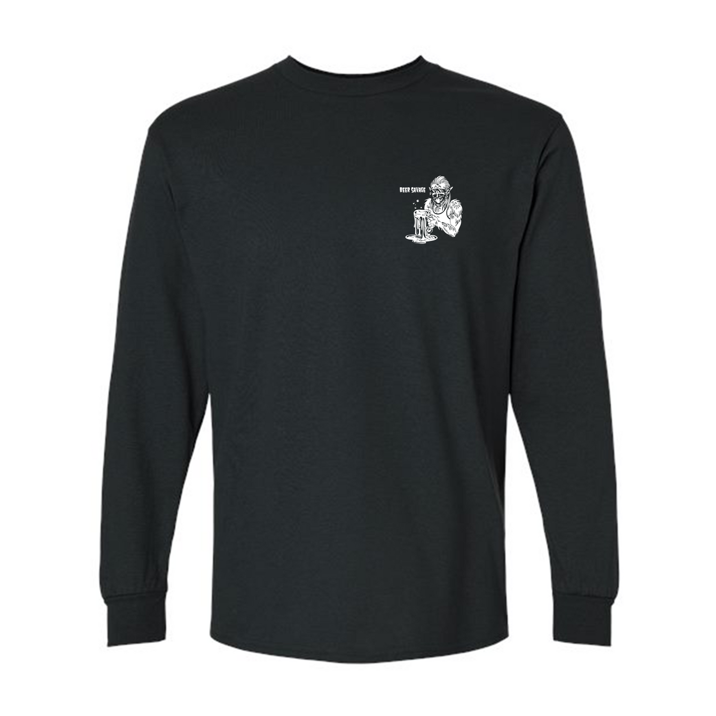 Beer Savage Logo Long Sleeve