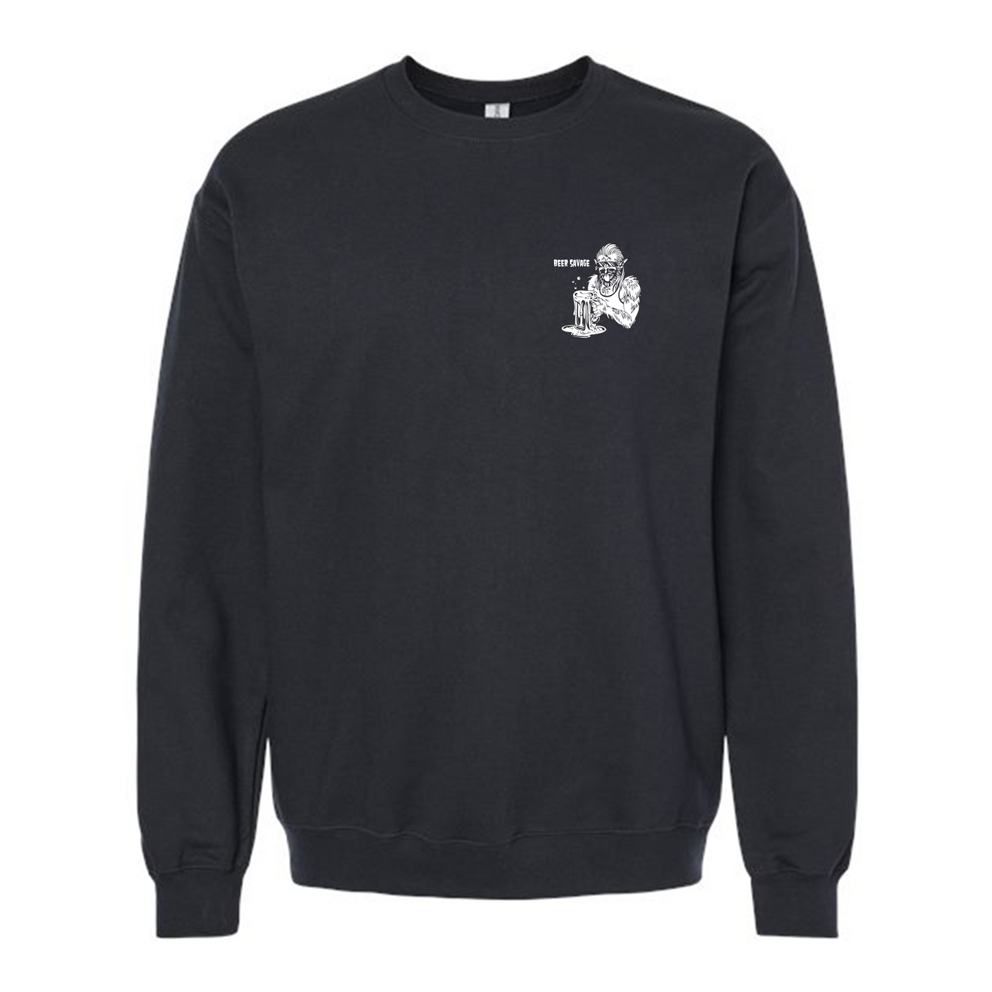 Beer Savage Logo Crewneck Sweater