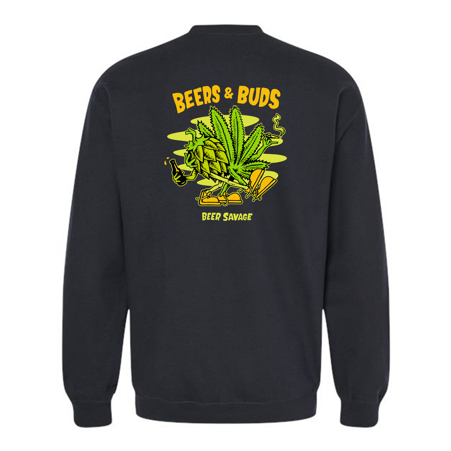Beers And Buds Crewneck Sweater