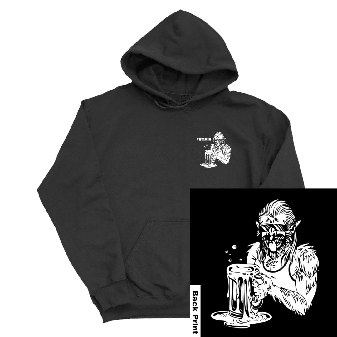 Beer Savage Logo Hoodie