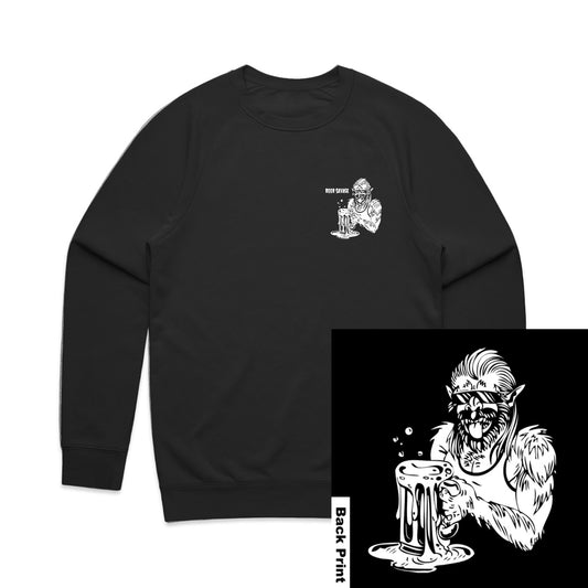 Beer Savage Logo Crewneck Sweater