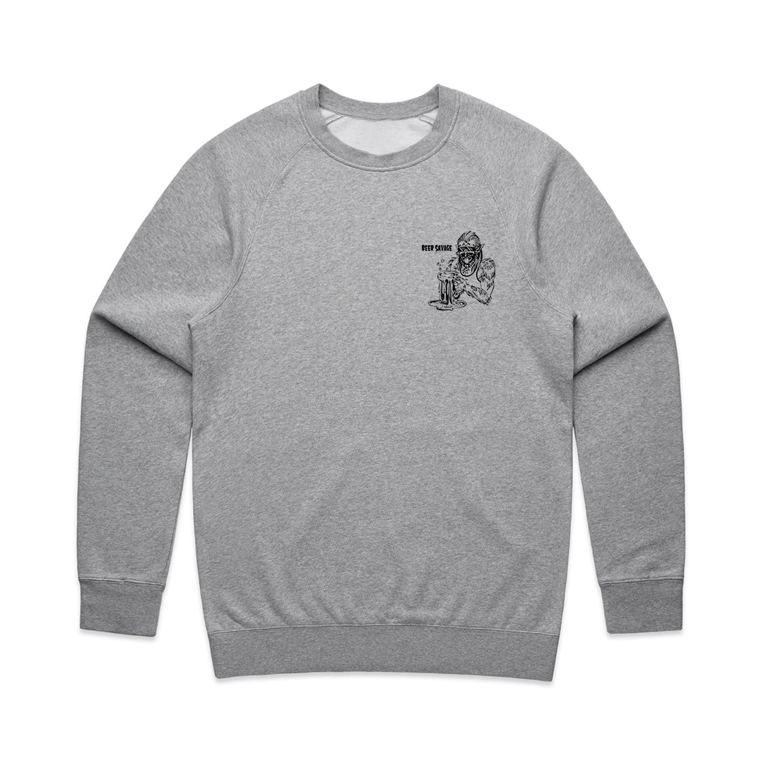 Beer Savage Logo Crewneck Sweater