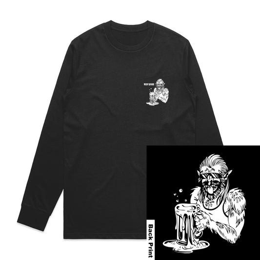 Beer Savage Logo Long Sleeve