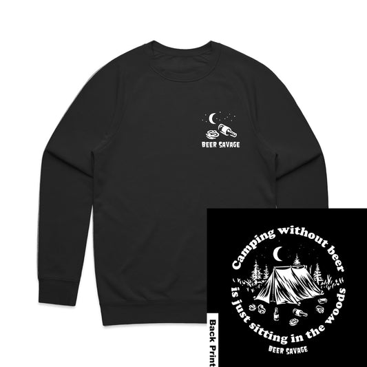 Camping Crewneck Sweater