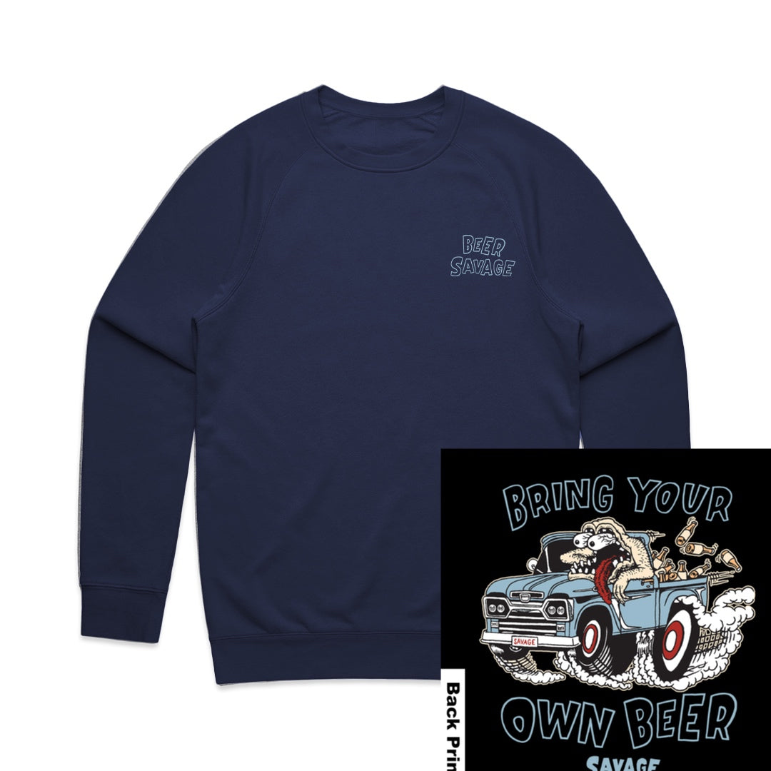 Truckin Crewneck Sweater